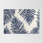 Tropical blue palms Rug Gallery Image 2