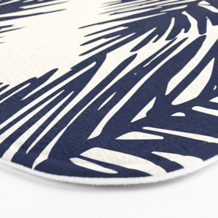 Tropical blue palms Bath Mat Gallery Image 3