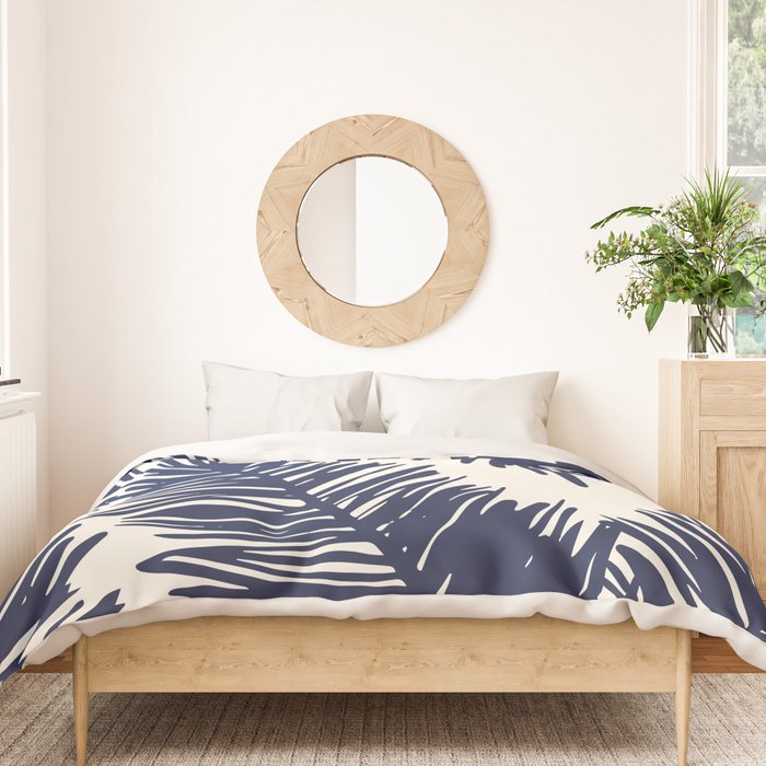 Tropical blue palms Duvet Cover Gallery Image 3