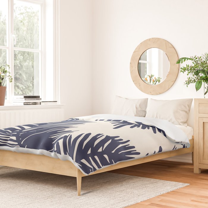 Tropical blue palms Duvet Cover Gallery Image 2