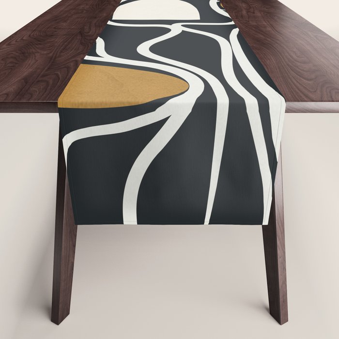 Minimal Abstract Form 2 Table Runner Gallery Image 1
