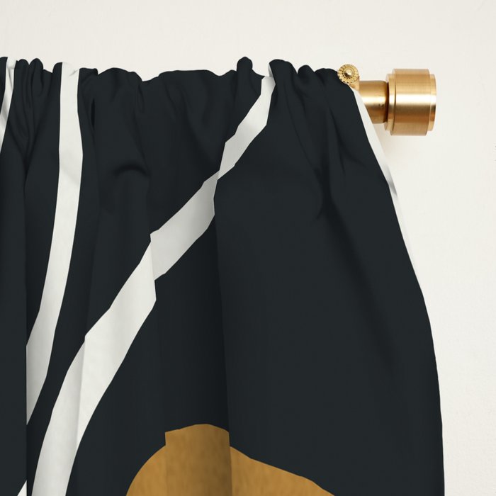Minimal Abstract Form 2 Window Curtain Gallery Image 2