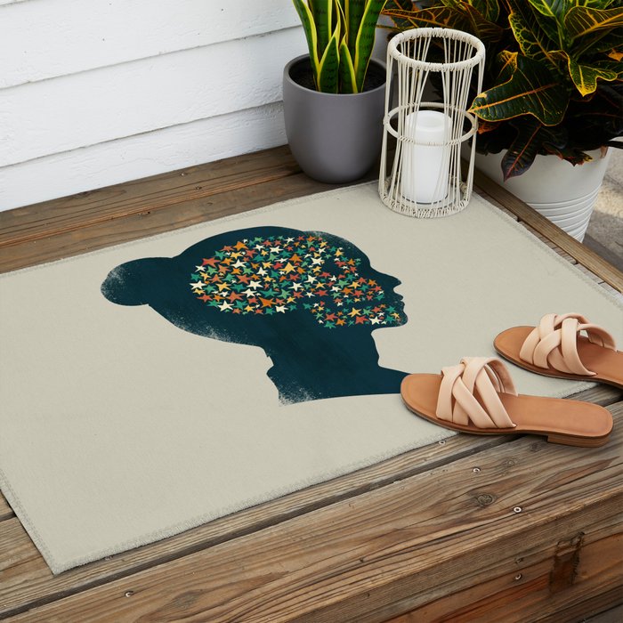 We are made of stardust Outdoor Rug Gallery Image 2