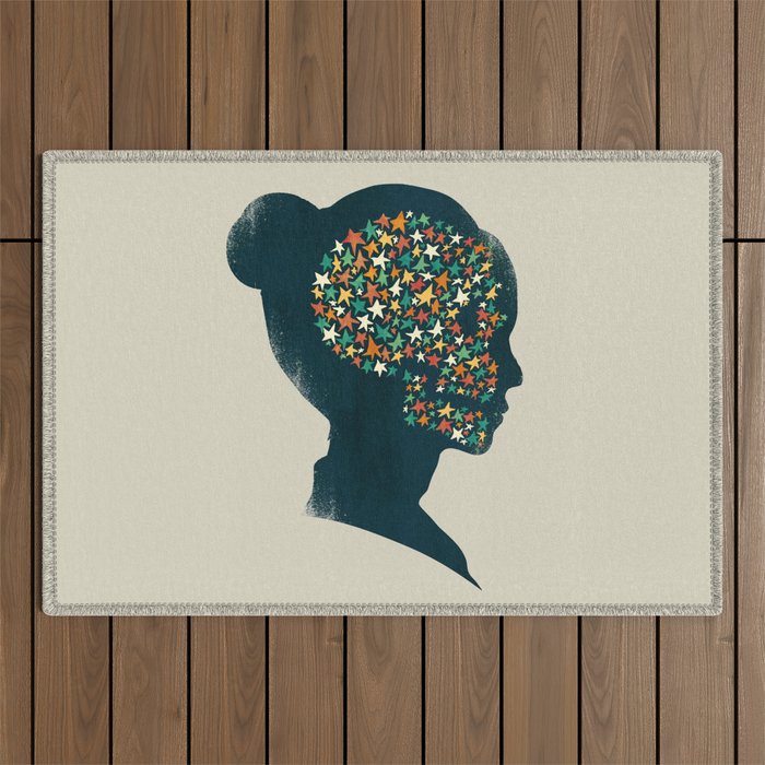 We are made of stardust Outdoor Rug Gallery Image 1