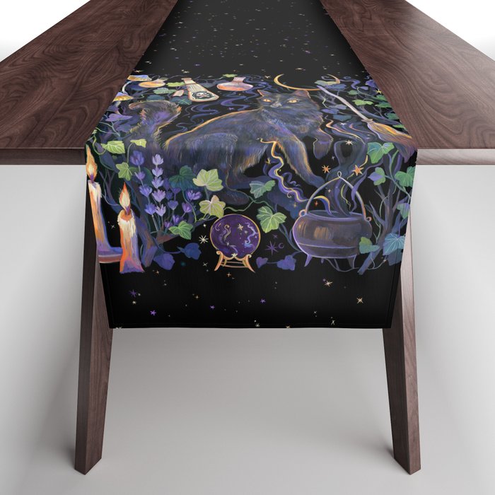 Black Cat Table Runner Gallery Image 1