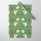 William Morris Pimpernel patterns design  Wrapping Paper Gallery Image 1