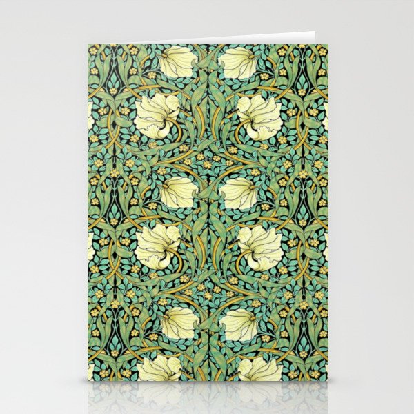 William Morris Pimpernel patterns design  Stationery Card Gallery Image 2
