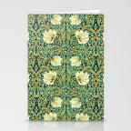 William Morris Pimpernel patterns design  Stationery Card Gallery Image 2