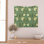 William Morris Pimpernel patterns design  Wall Tapestry Gallery Image 2