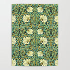 William Morris Pimpernel patterns design  Poster Gallery Image 4