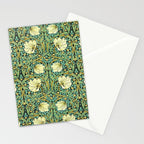 William Morris Pimpernel patterns design  Stationery Card Gallery Image 2