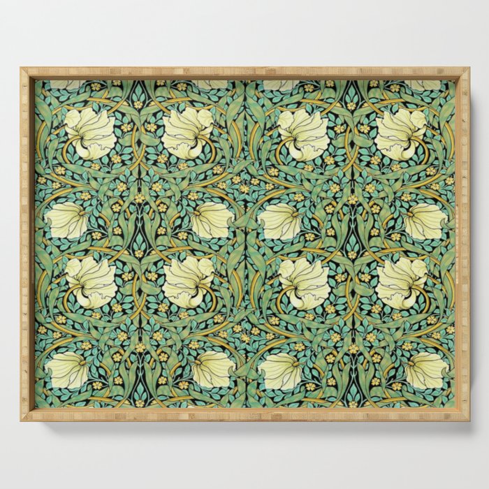 William Morris Pimpernel patterns design  Serving Tray Gallery Image 1