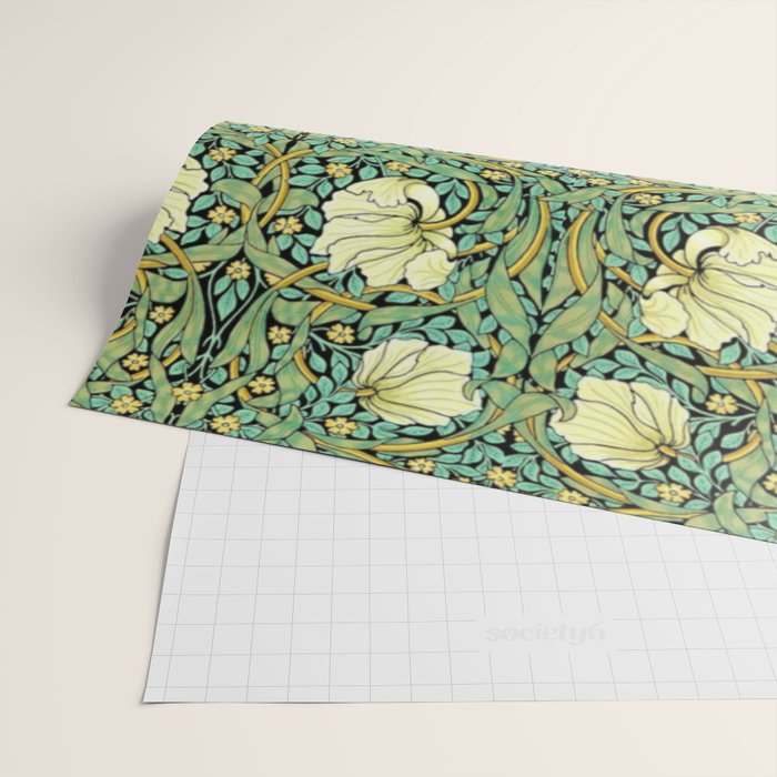 William Morris Pimpernel patterns design  Wrapping Paper Gallery Image 2
