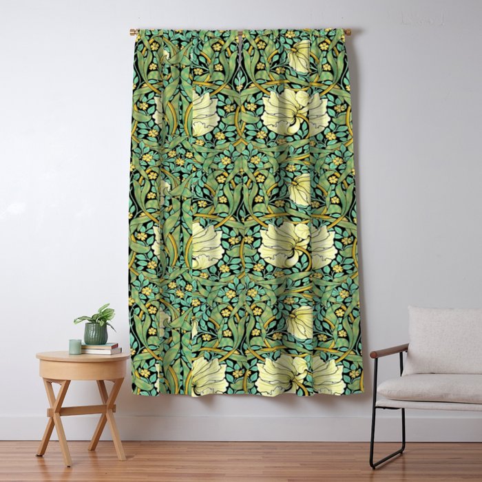 William Morris Pimpernel patterns design  Window Curtain Gallery Image 1