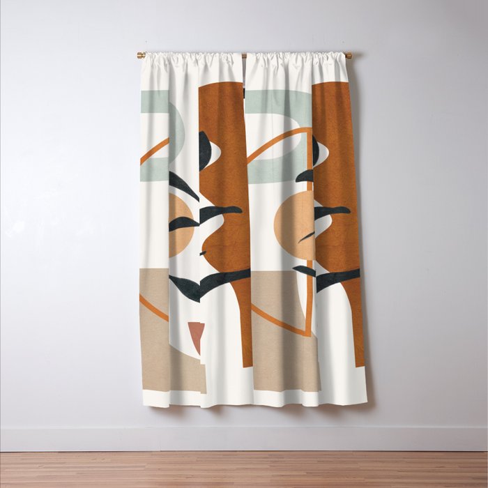Soft Shapes VI Window Curtain Gallery Image 3
