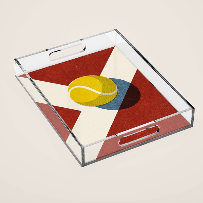 BALLS / Tennis (Clay Court) Acrylic Tray Gallery Image 1