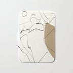 abstract nude 2 Bath Mat Gallery Image 1