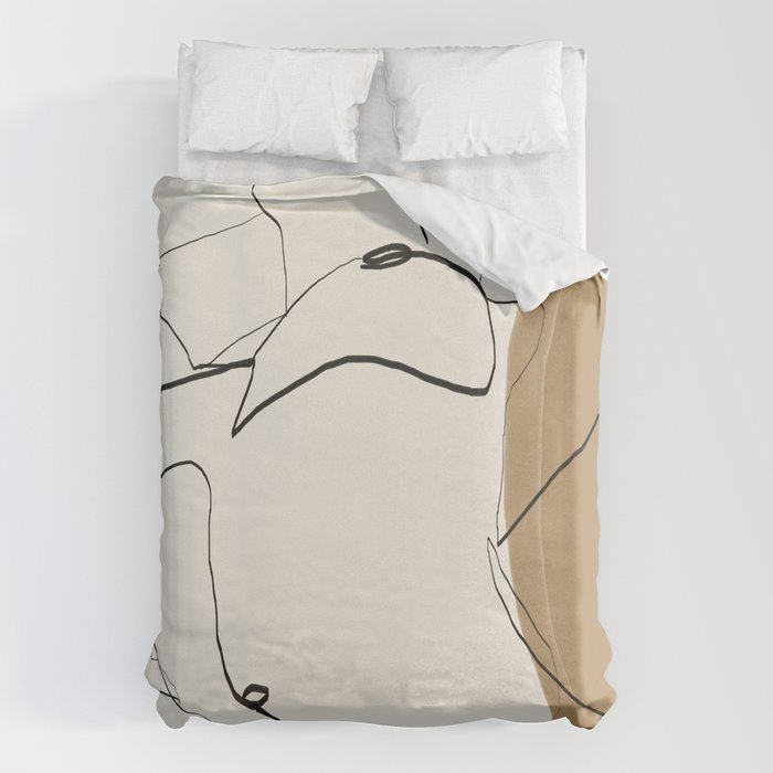 abstract nude 2 Duvet Cover Gallery Image 1