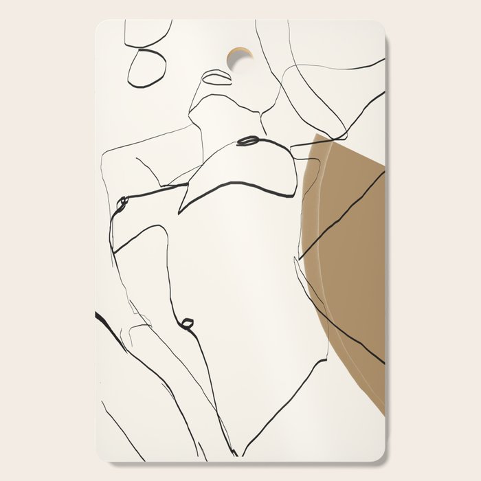 abstract nude 2 Cutting Board Gallery Image 1