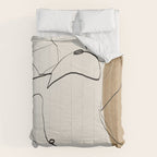 abstract nude 2 Comforter Gallery Image 6
