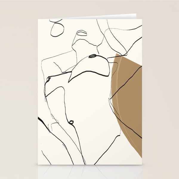 abstract nude 2 Stationery Card Gallery Image 2