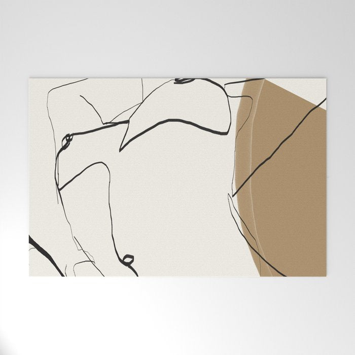 abstract nude 2 Welcome Mat Gallery Image 1