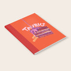 Taurus Birthday Cake in Burnt Orange Notebook Gallery Image 2
