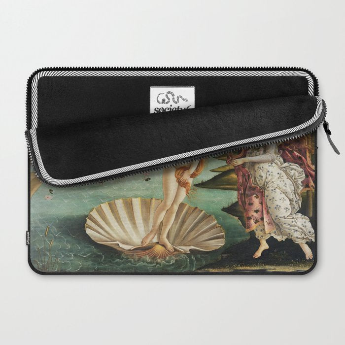 The Birth of Venus by Sandro Botticelli, 1445 Laptop Sleeve Gallery Image 2