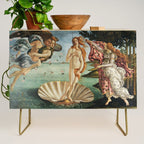 The Birth of Venus by Sandro Botticelli, 1445 Credenza Gallery Image 1
