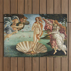 The Birth of Venus by Sandro Botticelli, 1445 Outdoor Rug Gallery Image 1