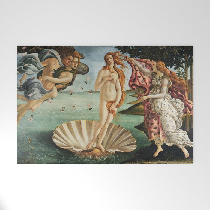 The Birth of Venus by Sandro Botticelli, 1445 Welcome Mat Gallery Image 1