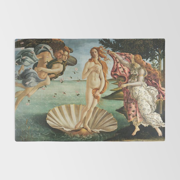 The Birth of Venus by Sandro Botticelli, 1445 Rug Gallery Image 2