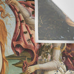 The Birth of Venus by Sandro Botticelli, 1445 Wall Tapestry Gallery Image 3