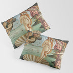 The Birth of Venus by Sandro Botticelli, 1445 Pillow Sham Gallery Image 3