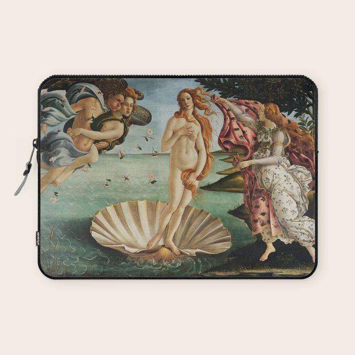 The Birth of Venus by Sandro Botticelli, 1445 Laptop Sleeve Gallery Image 1