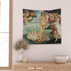 The Birth of Venus by Sandro Botticelli, 1445 Wall Tapestry Gallery Image 2