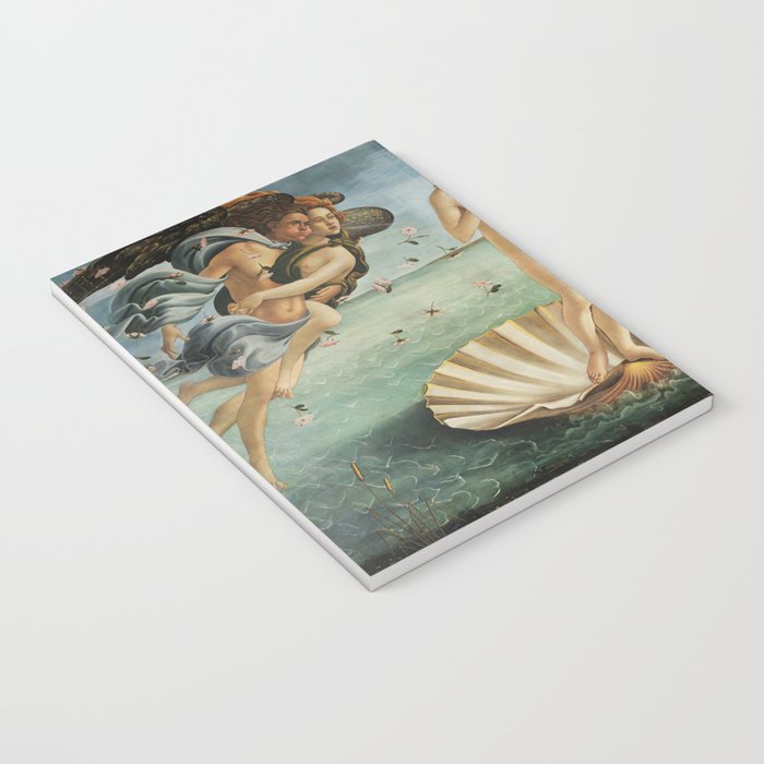 The Birth of Venus by Sandro Botticelli, 1445 Notebook Gallery Image 3