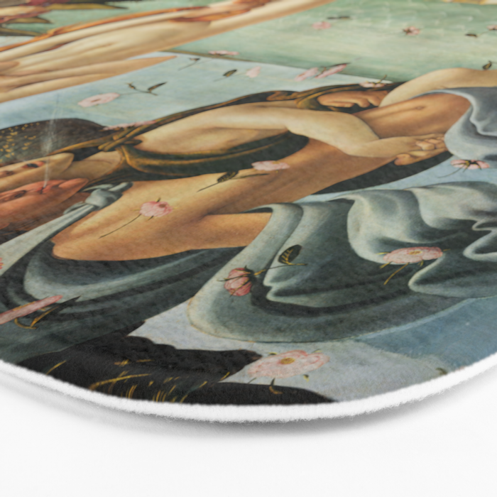 The Birth of Venus by Sandro Botticelli, 1445 Bath Mat Gallery Image 3