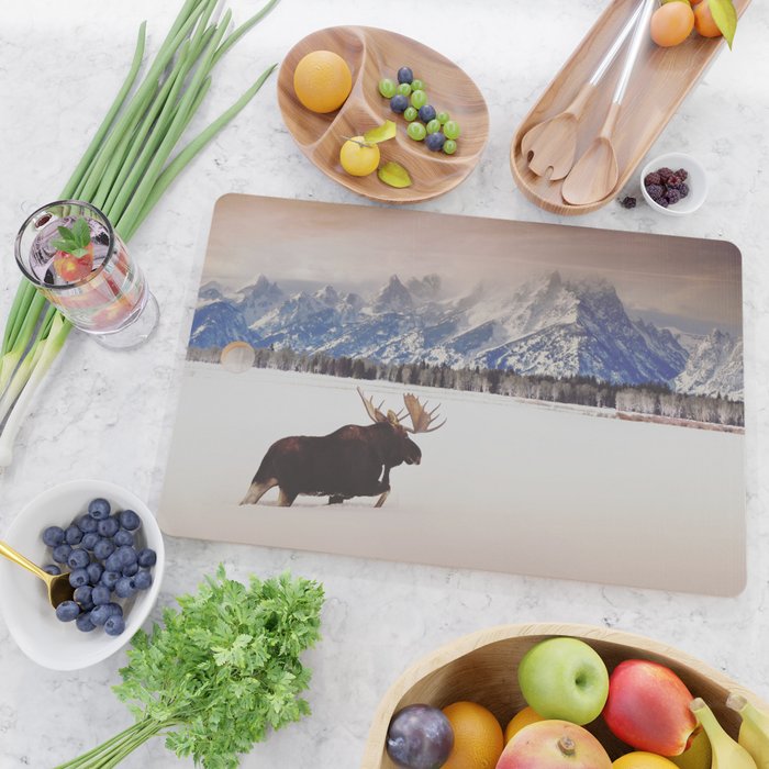 Grand Tetons Wanderer Cutting Board Gallery Image 2