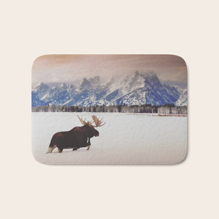 Grand Tetons Wanderer Bath Mat Gallery Image 1