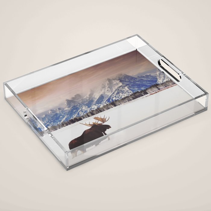 Grand Tetons Wanderer Acrylic Tray Gallery Image 1