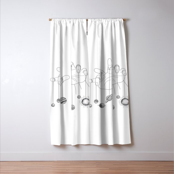 Solar System II Window Curtain Gallery Image 3