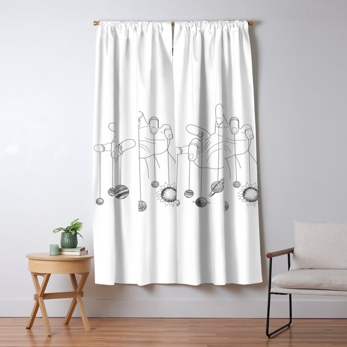Solar System II Window Curtain Gallery Image 5