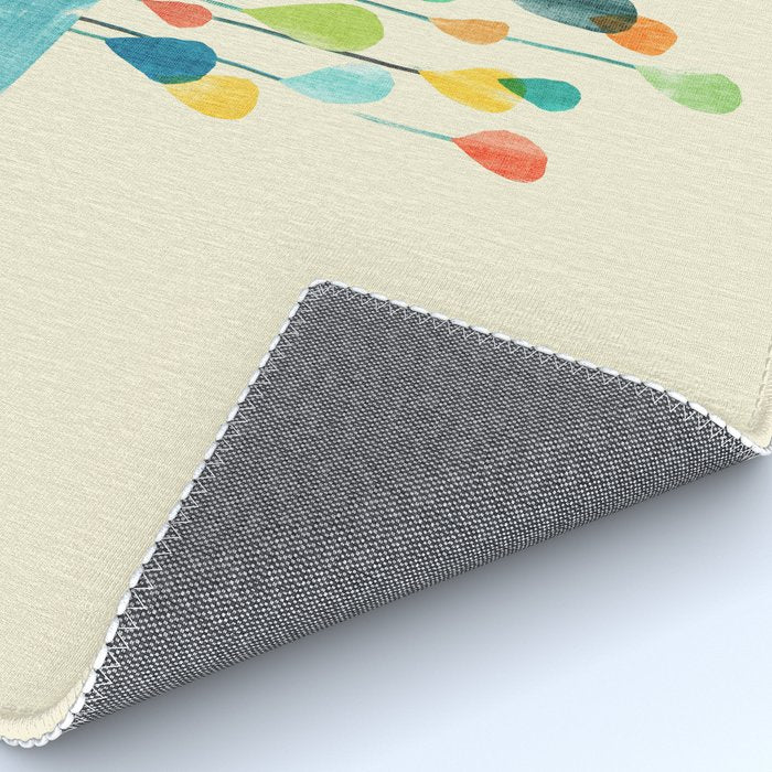 cloudy with a chance of rainbow Rug Gallery Image 4