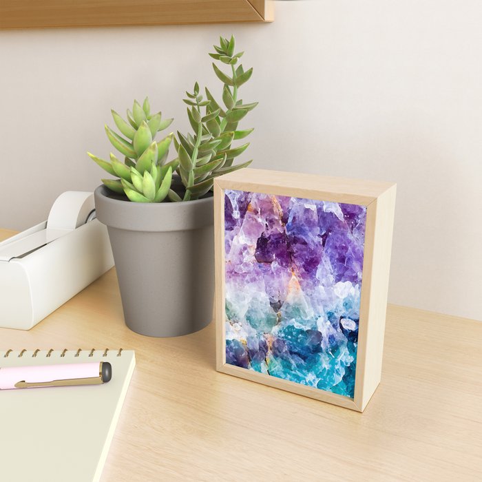 Multicolor quartz texture Mini Art Print Gallery Image 2