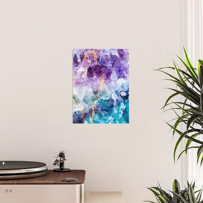 Multicolor quartz texture Poster Gallery Image 2