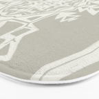Scandinavian Snowflake no. 1 Bath Mat Gallery Image 3