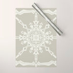 Scandinavian Snowflake no. 1 Wrapping Paper Gallery Image 1