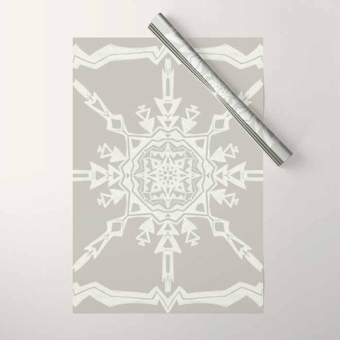 Scandinavian Snowflake no. 1 Wrapping Paper Gallery Image 1