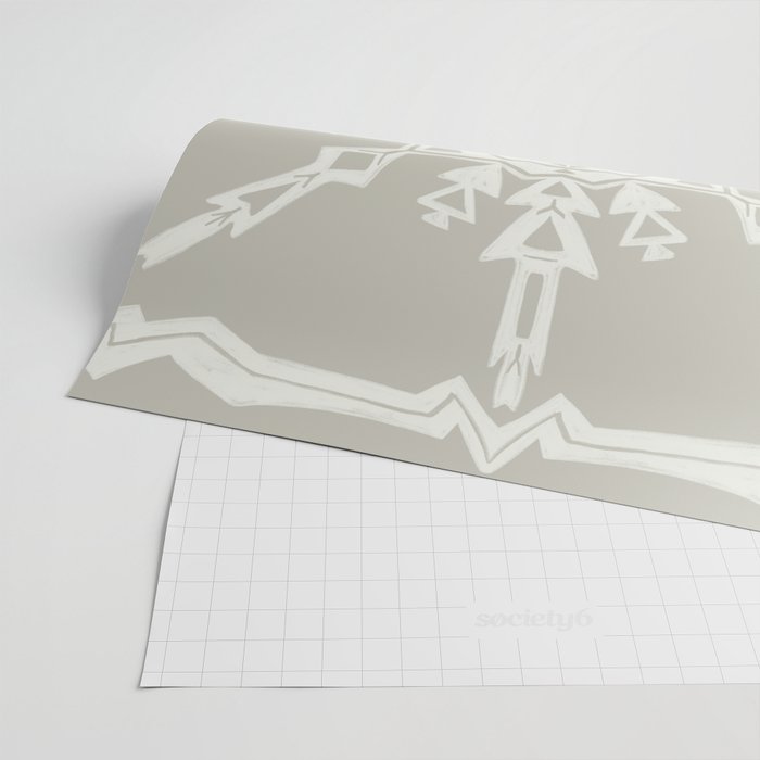 Scandinavian Snowflake no. 1 Wrapping Paper Gallery Image 2